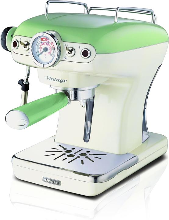 Creme, Grün, Silber