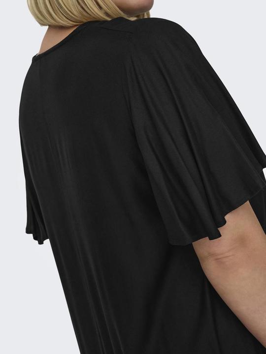 Produktbild Only Curvy V-Ausschnitt Kleid mit kurzen Ärmeln (44)