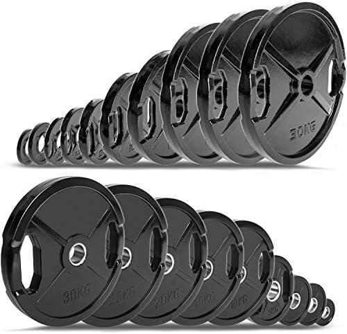 Actual product image C.P.Sports Olympiascheiben mit 0.5 kg Gewicht und Grifflöchern (2 x 0.5 kg)