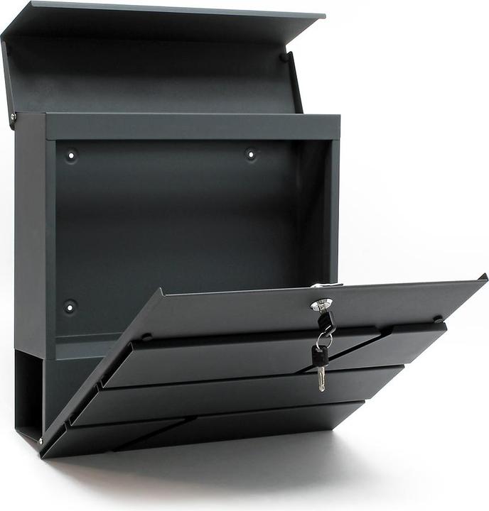 Actual product image Wiltec Mailbox Set Stand Letterbox V14 Double Postbox Letter Mail