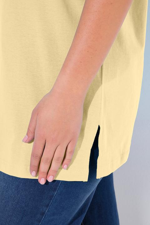 Produktbild Ulla Popken T-Shirt, Basic, Relaxed Fit, V-Ausschnitt, Halbarm (62)