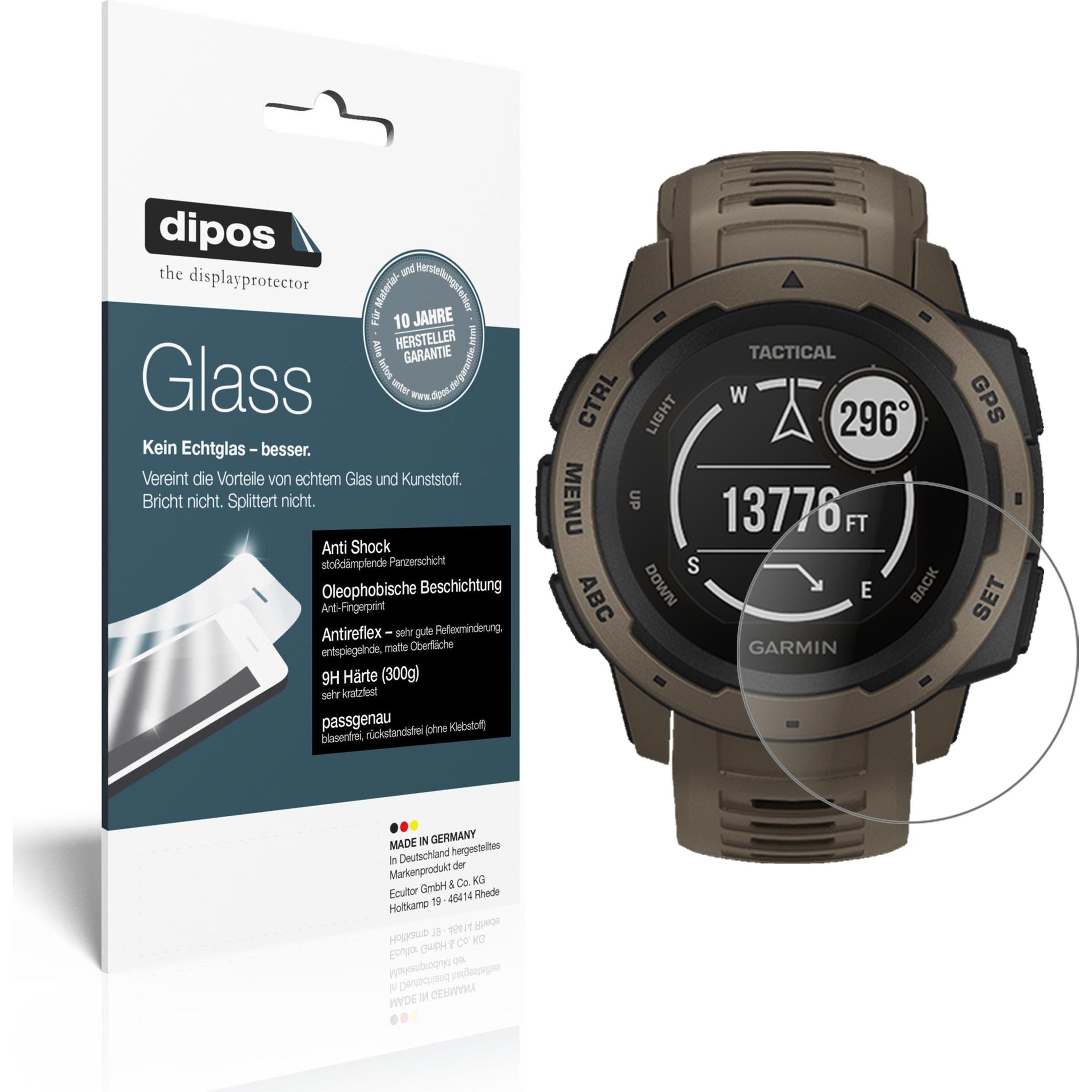 Dipos Displayschutz Anti-Shock, Smartwatch Schutzfolie, Transparent