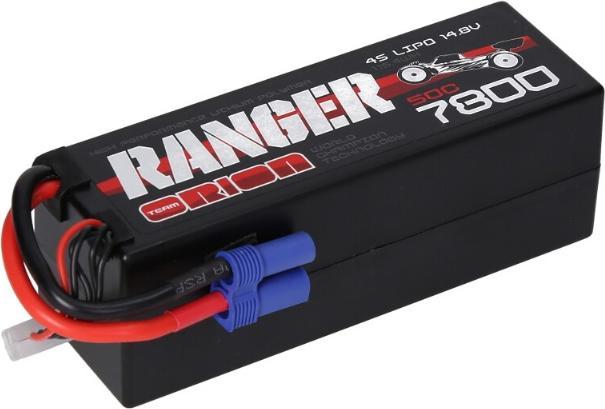 Team Orion 4S 50C Ranger LiPo Battery (14.8V/7800mAh) EC5 (14.80 V, 7800 mAh)
