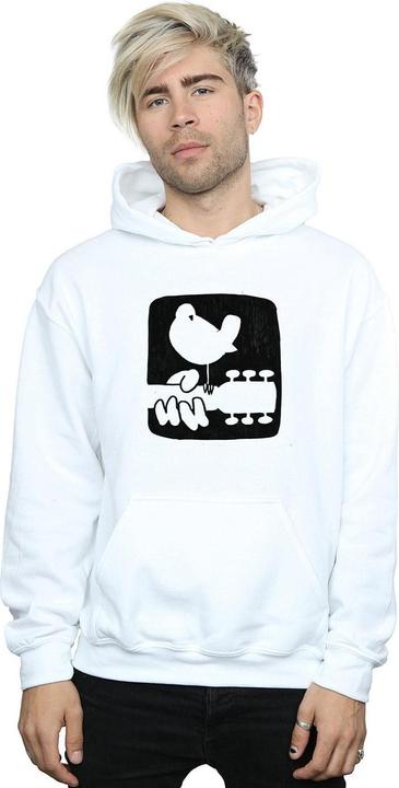 Immagine prodotto Woodstock Guitar Logo Felpa con Cappuccio Uomo (XL)
