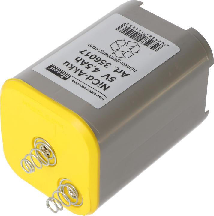 Actual product image Nissen Original Akku 4R25 NiCd 5 Volt 4,5Ah Nickel-Cadmium Akku Made in Germany (1 pcs., 4R25, 4500 mAh)