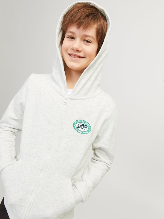 Produktbild Jack & Jones Gedruckt Kapuzenpullover mit Reissverschluss Für jungs Kapuzenpullover mit Reissverschluss (176)