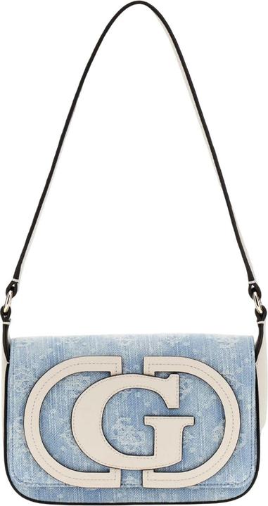 Creme, Denim Logo, Hellblau