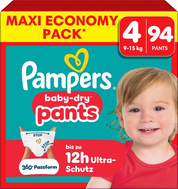 Productafbeelding Pampers Baby-Dry Pants (Gr. 4, Halfjaarlijks pakket, 94 Pcs.)