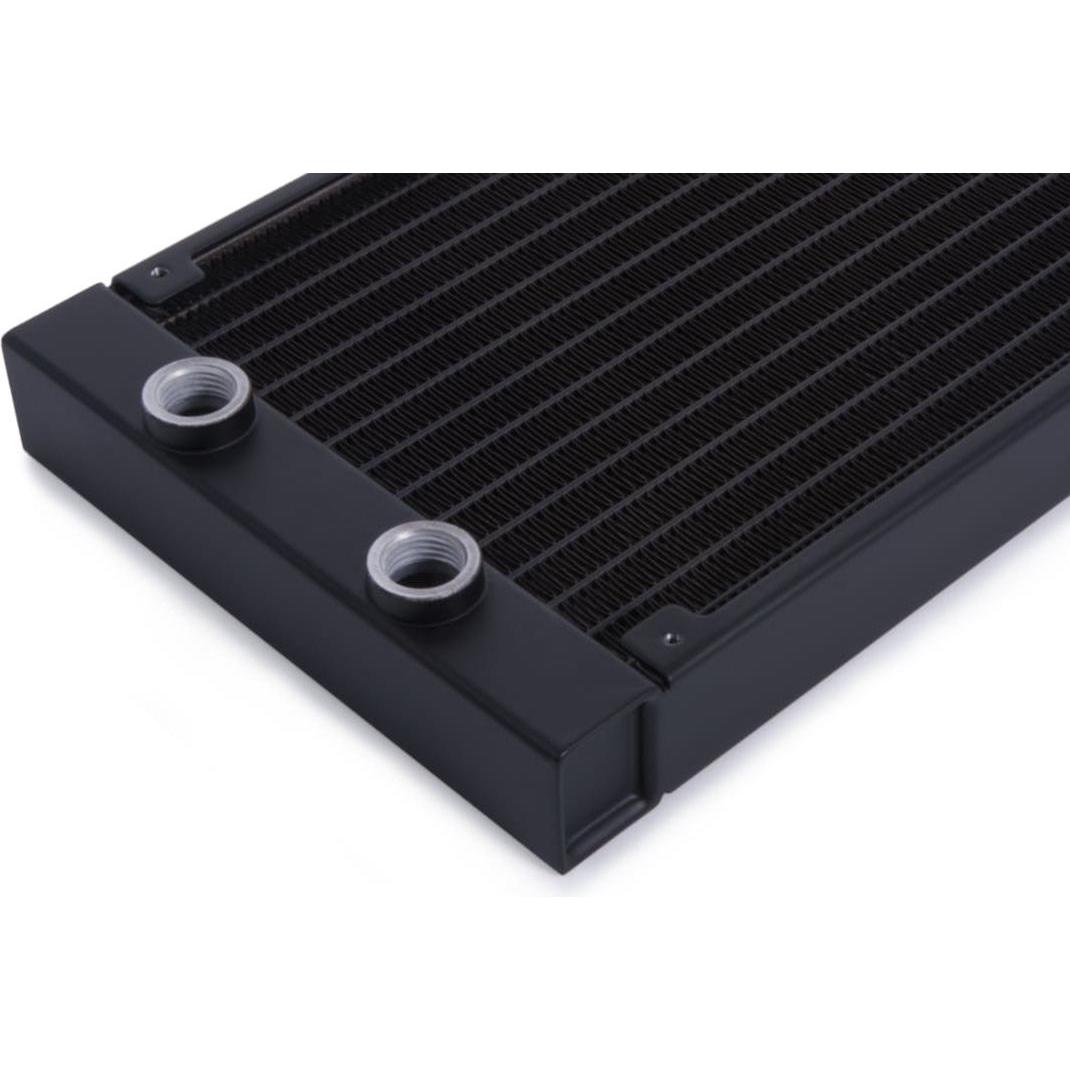 Alphacool Alpha ES Aluminium 420 mm T27 -Industrie 1021482 (140 mm), Wasserkühlung Radiator, Schwarz