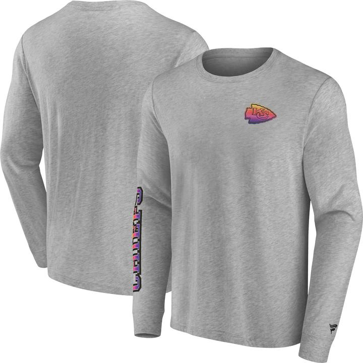 Fanatics Kansas City Chiefs Gradient LS Crew T-Shirt XL