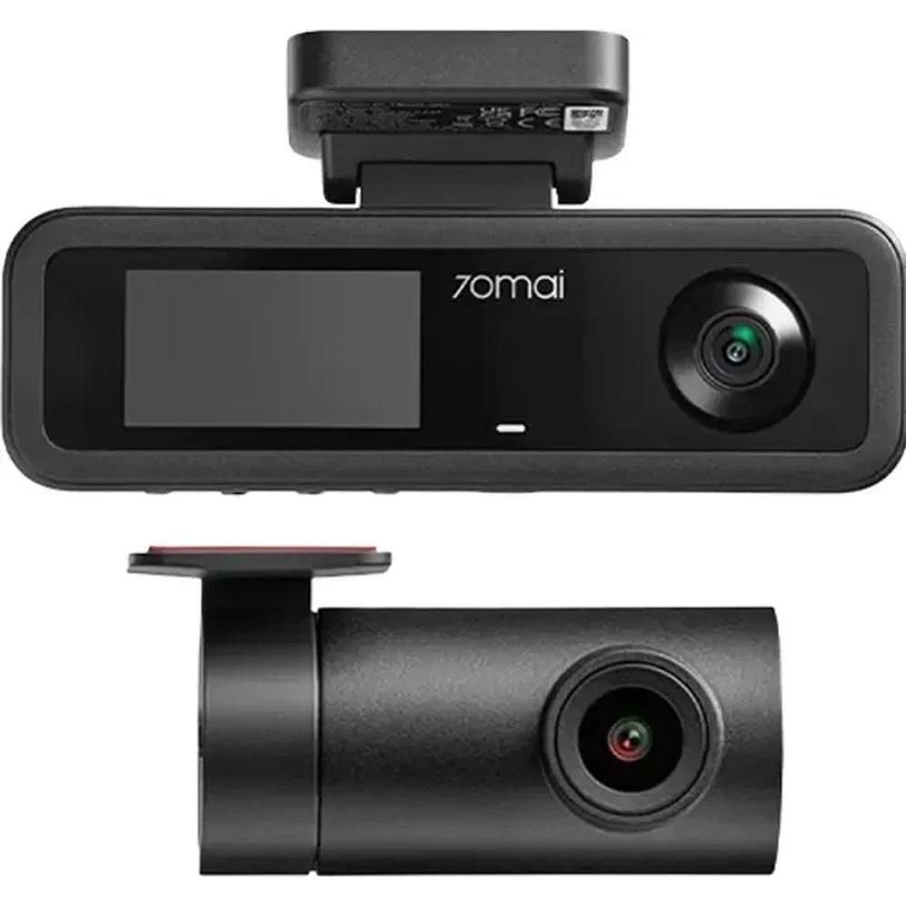 Xiaomi 70Mai Dash Cam T400 + RC21 Autokamera-Set, Dashcam, Nero