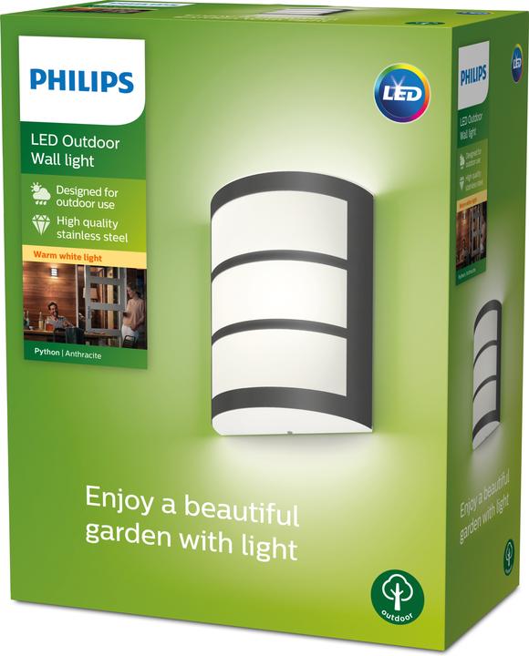 Image du produit Philips Applique murale Python (600 lm, IP44)