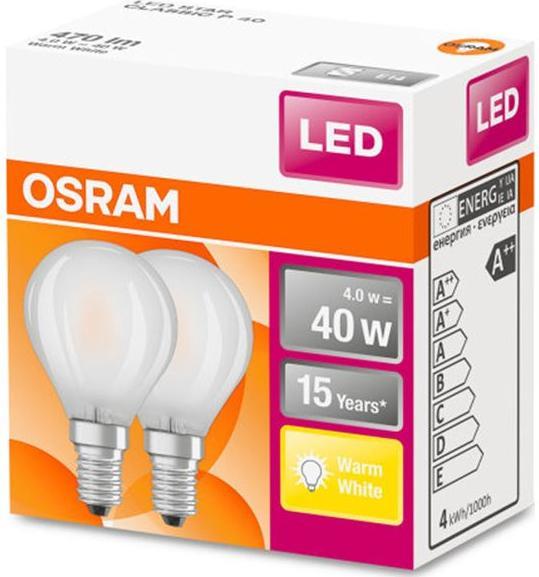 Produktbild Osram Star Classic P40 (E14, 4 W, 470 lm, 6 x, E)