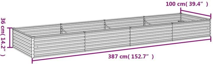 Actual product image vidaXL Hochbeet