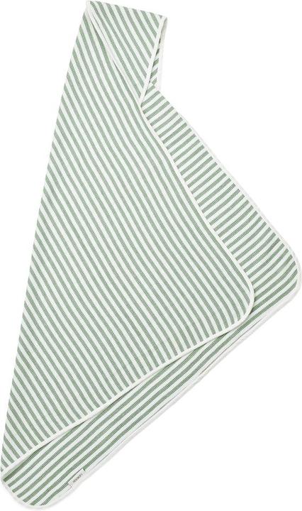 Actual product image Liewood Caro hooded bath towel Peppermint White