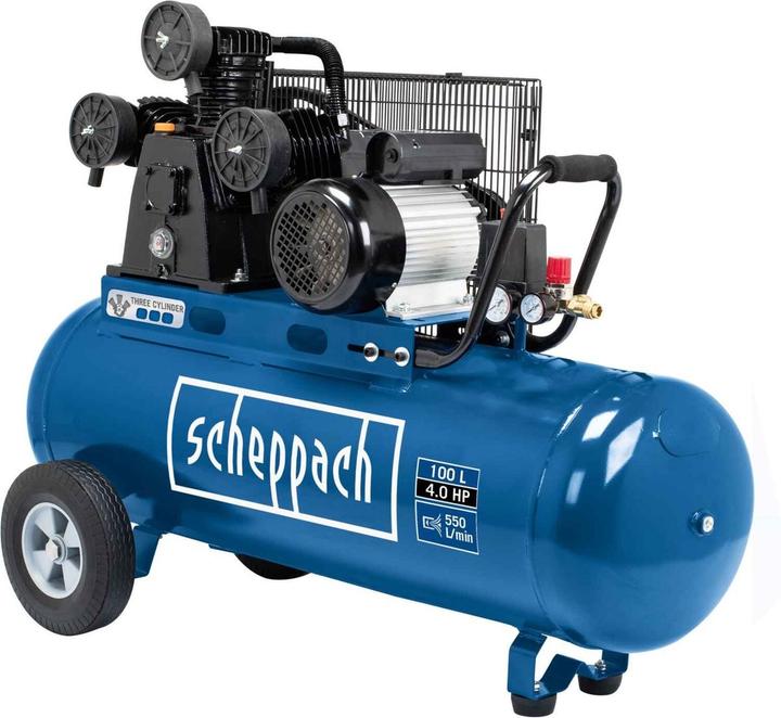 Image du produit Scheppach Compresseur HC550TC 400V (10 bar, 100 l)