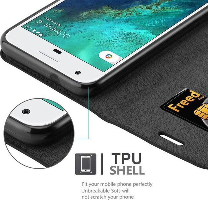 Actual product image Cadorabo Book Invisible Magnet Cover (Google Pixel)