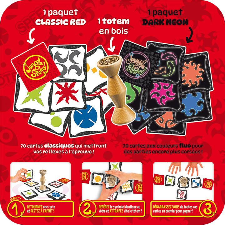 Actual product image Asmodée Jeu - Jungle Speed La Totale (French, 2 - 10 Players)