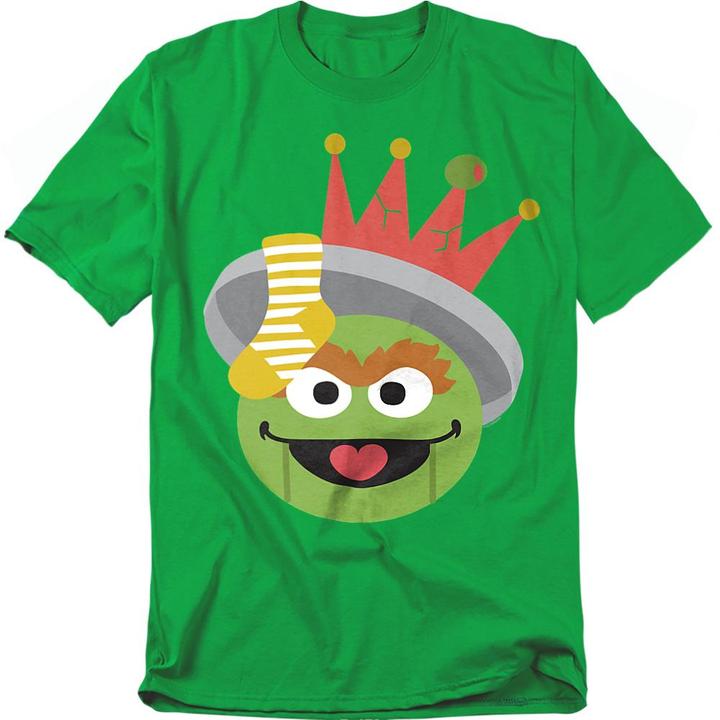 Actual product image Unisex Adult Oscar The Grouch Nutcracker Christmas T-Shirt (4XL)