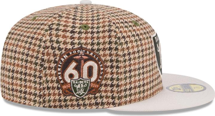 Actual product image New Era 59Fifty Fitted Cap - HOUNDSTOOTH Las Vegas Raiders (7 1/8)