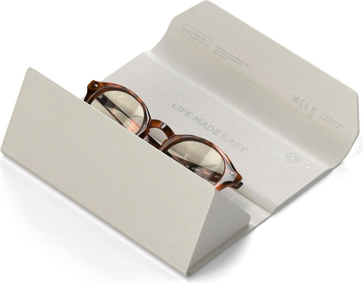 Actual product image Satechi Vegan-Leather FindAll Glasses Case Sand