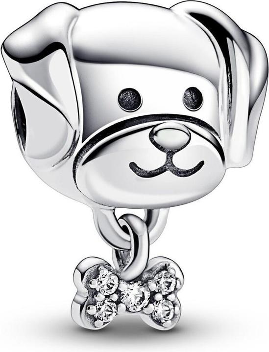 Actual product image Pandora Dog with bone (Sterling silver 925)