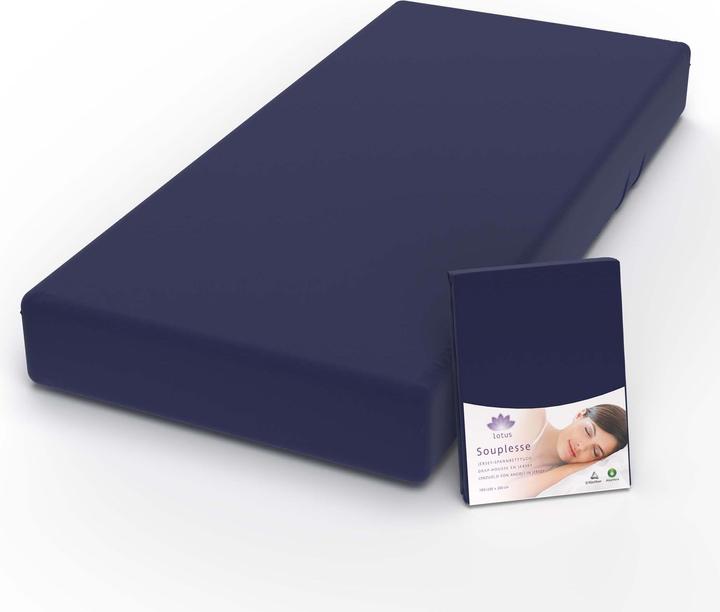 Actual product image Lotus Bettwaren Jersey fitted sheet Souplesse (140 x 200 cm, 160 x 200 cm)