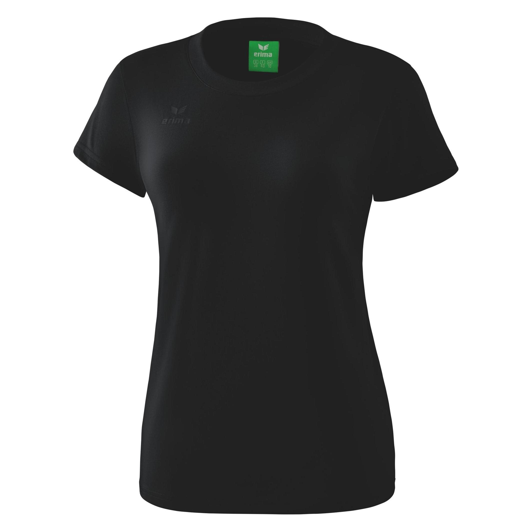 Erima, Damen, Sportshirt, Style T-Shirt Damen (48), Schwarz, 48