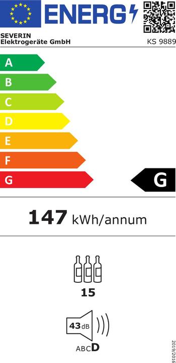 Energie-Label Severin Ks 9889