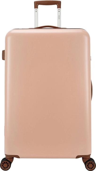 Anständiger Retro -Koffer gross 76 cm Pink (96 l)