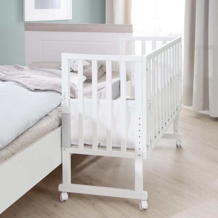 Actual product image Roba Comforter & Bassinet 3in1 with Barrier Starry Magic Grey