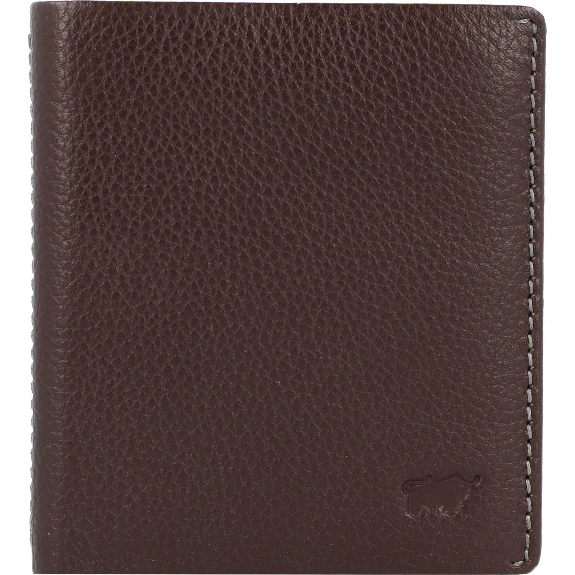 Thumbnail - Braun Büffel, Herren, Portemonnaie, Prato Geldbörse RFID Schutz Leder 9 cm, Braun