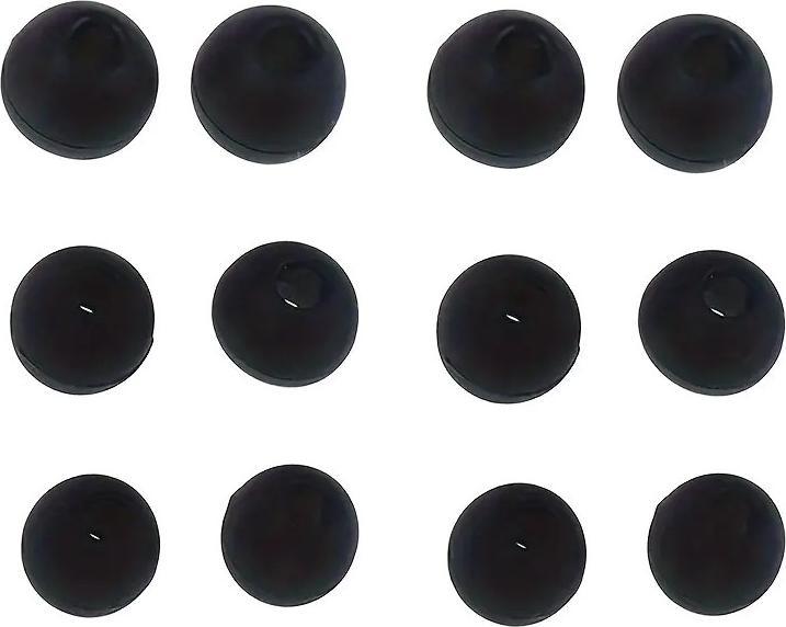 Cbx 6 Paare universelle Silikon-Ohrstöpsel für In-Ear-Kopfhörer in drei Grössen