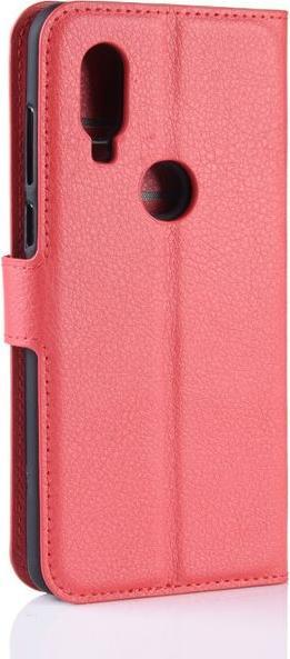 Actual product image MU Classic Litchi Leather Bookcover Series (Motorola One Vision)