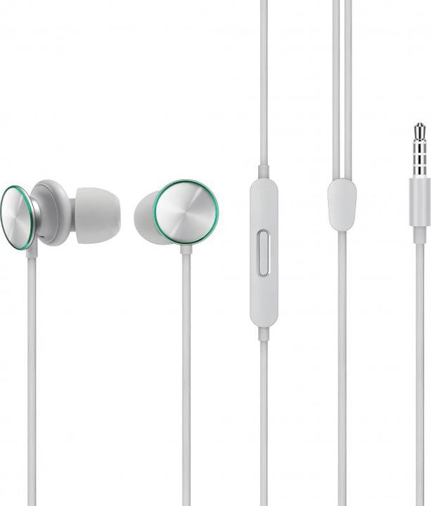 Actual product image OPPO MH151 In-Ear Headphones - Grey (No noise cancelling, Cable)
