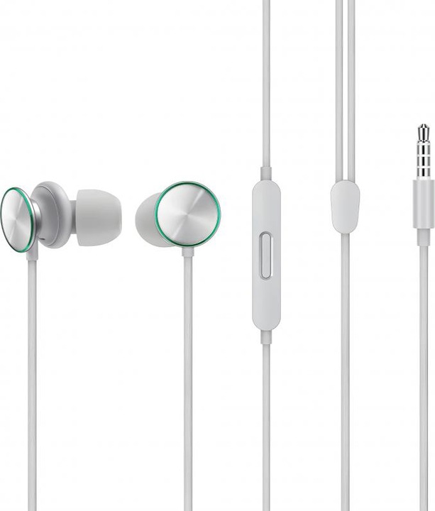 Produktbild OPPO MH151 In-Ear Headphones - Grey (keine Geräuschunterdrückung, Kabelgebunden)