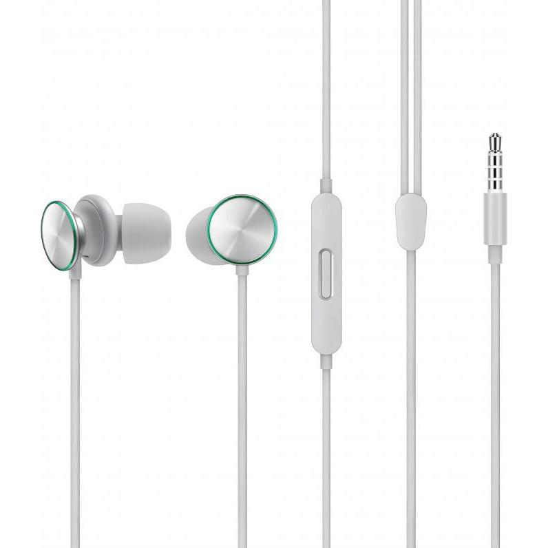 OPPO MH151 In-Ear Headphones - Grey (keine Geräuschunterdrückung, Kabelgebunden), Kopfhörer, Grau