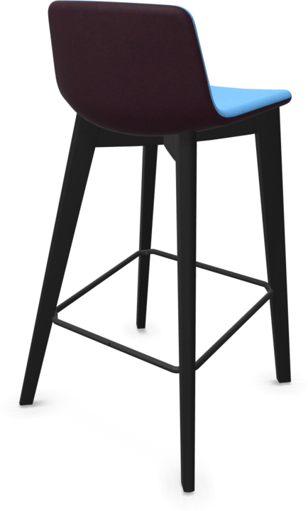 Light blue, Bordeaux - Red melange, Black, Ash stained black