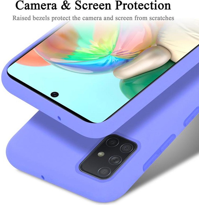 Actual product image Cadorabo TPU Liquid Silicone Case Cover (Samsung Galaxy M40s)