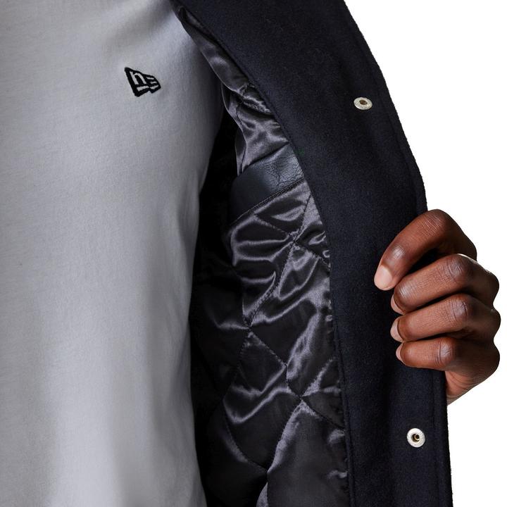 Actual product image New Era Varsity College Hooded Jacke - BRAND PATCHES - L (L)