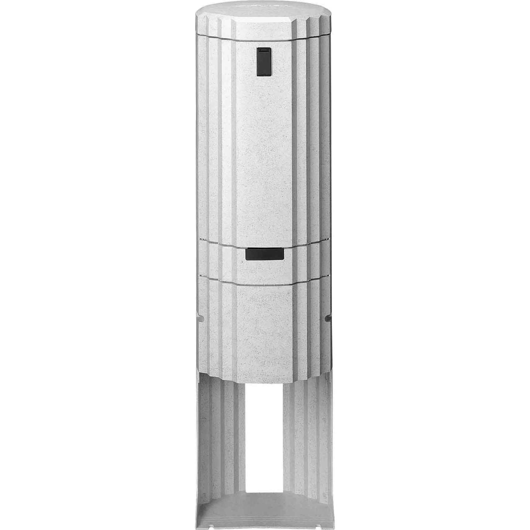 Thumbnail - ABN SL135PA FreiluftsÃ¤ule Rondo,MPlatte FB1 BH3,H=1350mm,1-f, Elektronikzubehör + Gehäuse, Grau