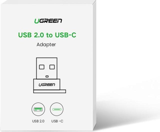 Productafbeelding Ugreen USB-C naar USB-A 2.0 bluetooth adapter (zwart) (USB 3.1, USB 2.0)