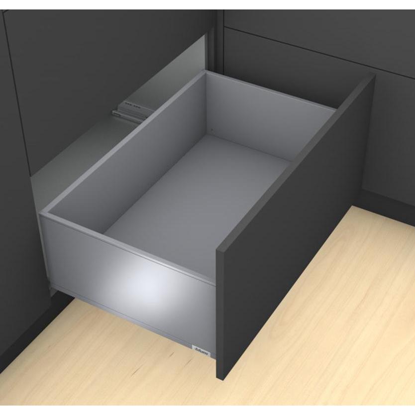 Blum, Schubladenauszüge, Flexible Frontschubkasten-Sets LEGRABOX pure F, Edelstahl