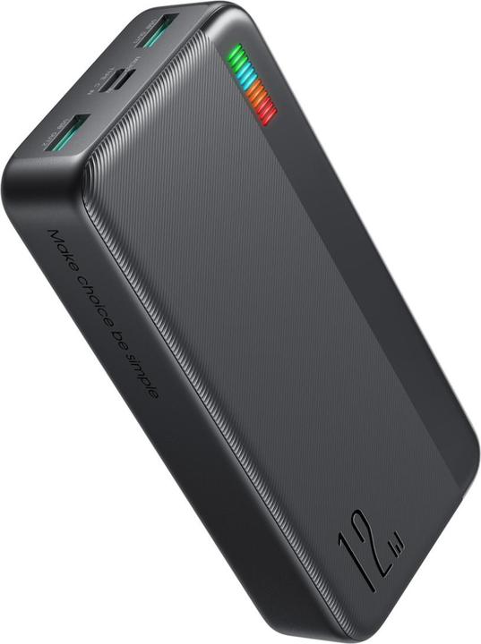 Produktbild Joyroom powerbank 20000mAh Dazzling Series 12W black (JR-T017) (20000 mAh, 12 W, 12 Wh)