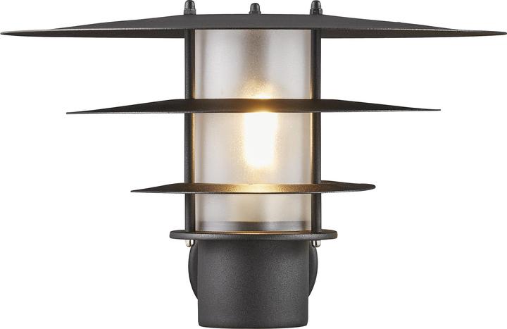 Produktbild Nordlux Bastia 35, Wandleuchte, Schwarz (E27, IP54)