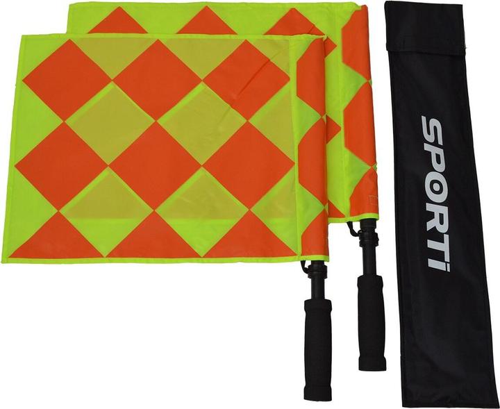 Actual product image Sporti Pair of multi-checkered touch flags