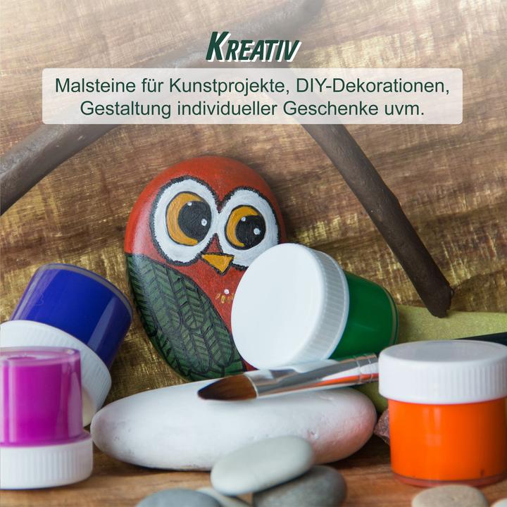 Actual product image Relaxdays Steine zum Bemalen XL 2 kg