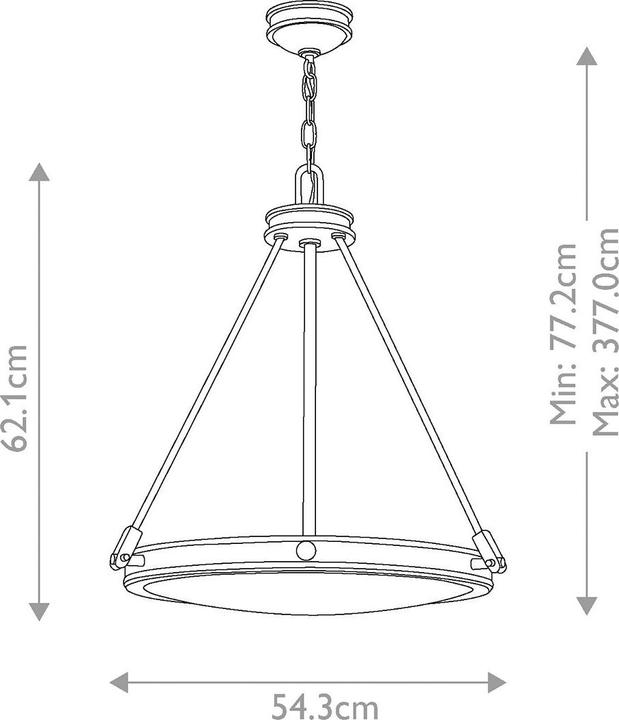 Actual product image Elstead Lighting Collier pendant light E14 4-fold Heritage brass (E14)