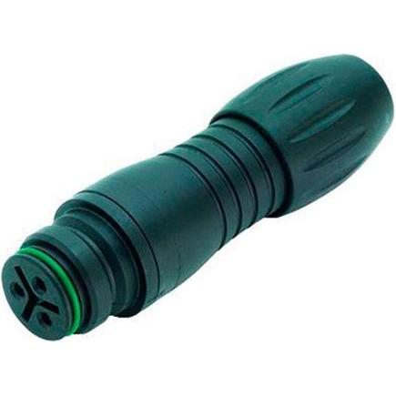 Schubiger Serie 720 5 pole female connector, Elektronikkabel + Stecker, Blau