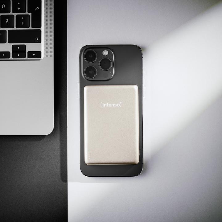 Actual product image Intenso Magn. Wireless Powerbank MW10000 10000 mAh Champagne (10000 mAh, 20 W, 37 Wh)